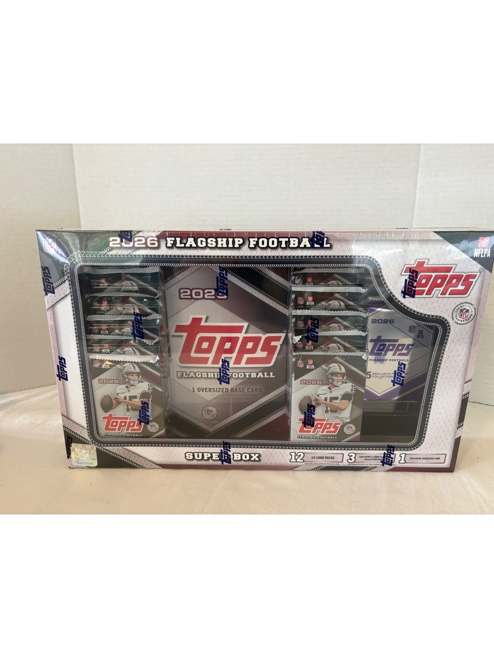 2026 Topps NFL Flagship Collection Football Factory Sealed Box Lot (2 Boxes)